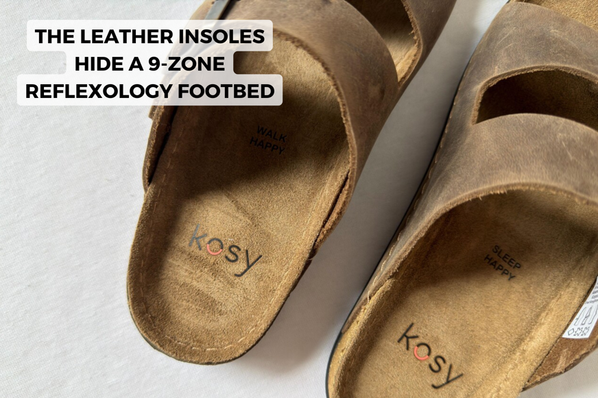 simba slippers 9-zone reflexology footbed